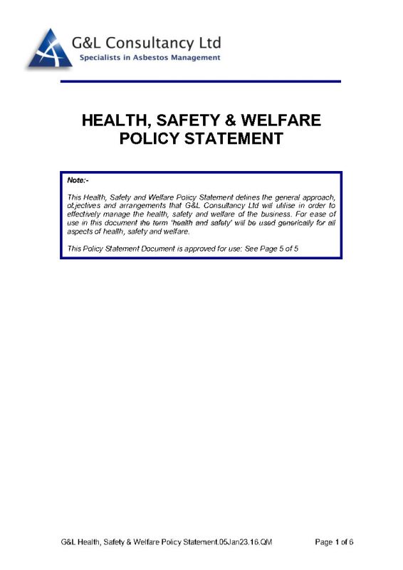 H&S policy